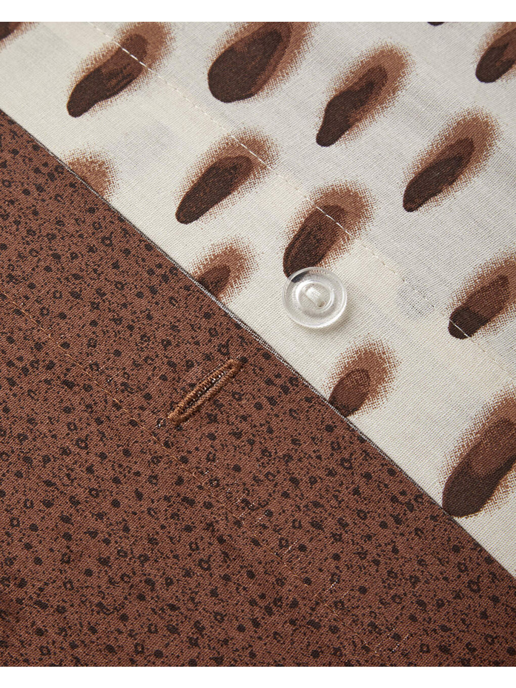 Cheetah Charm Pamuk Çift Kişilik Nevresim Takımı 200x220 cm Kahverengi-6