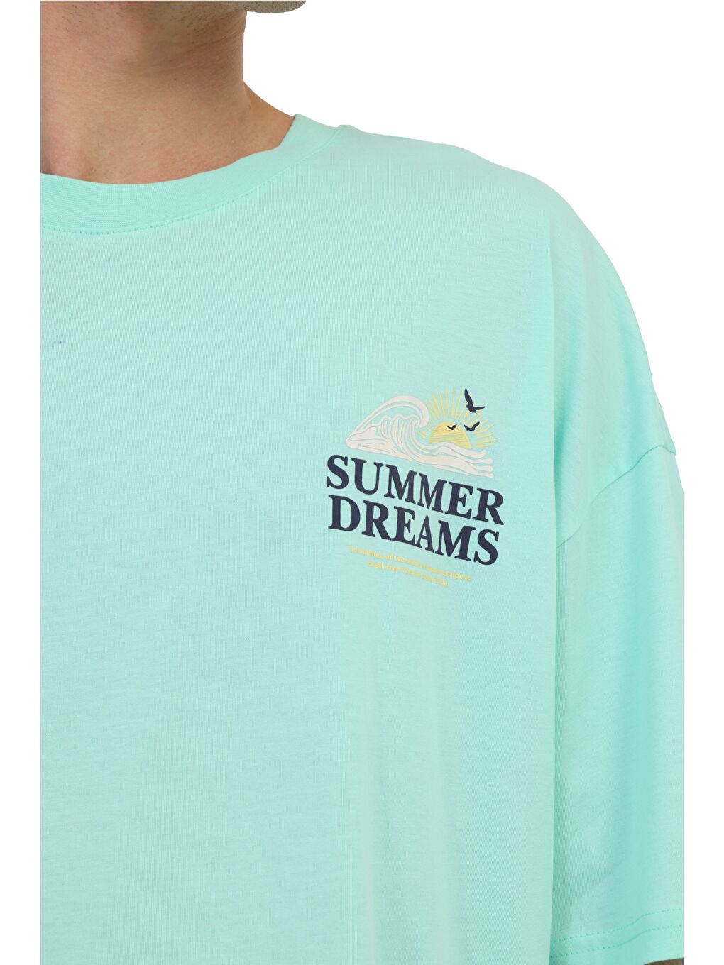 Yeşil Erkek Kısa Kol T-Shirt-3