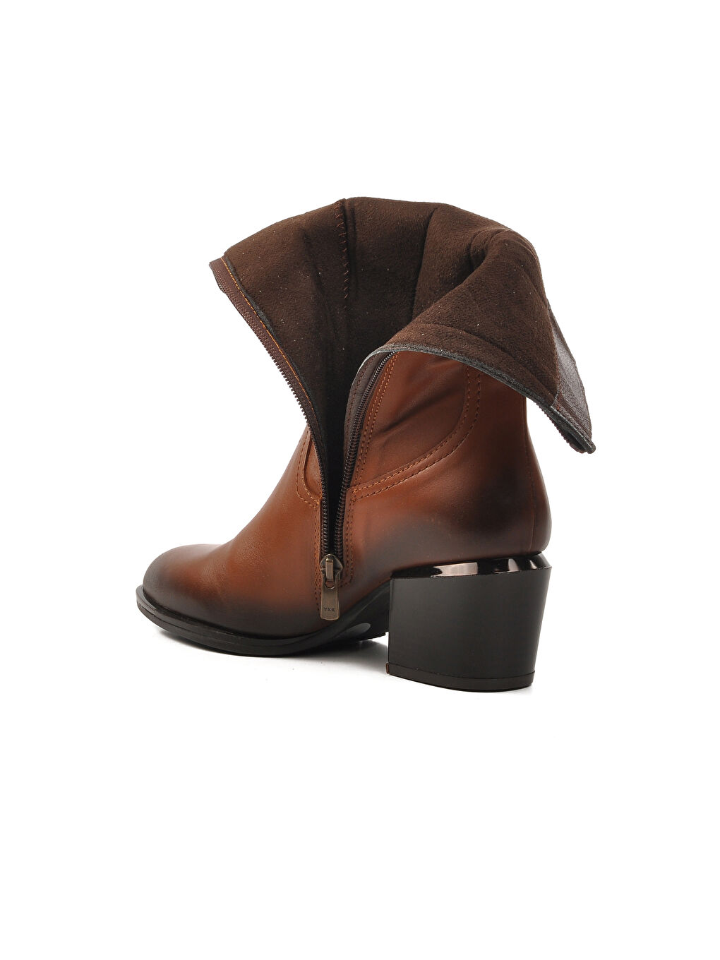 Kahverengi Taba Hakiki Deri Kadın Bot 1928157K Z-3