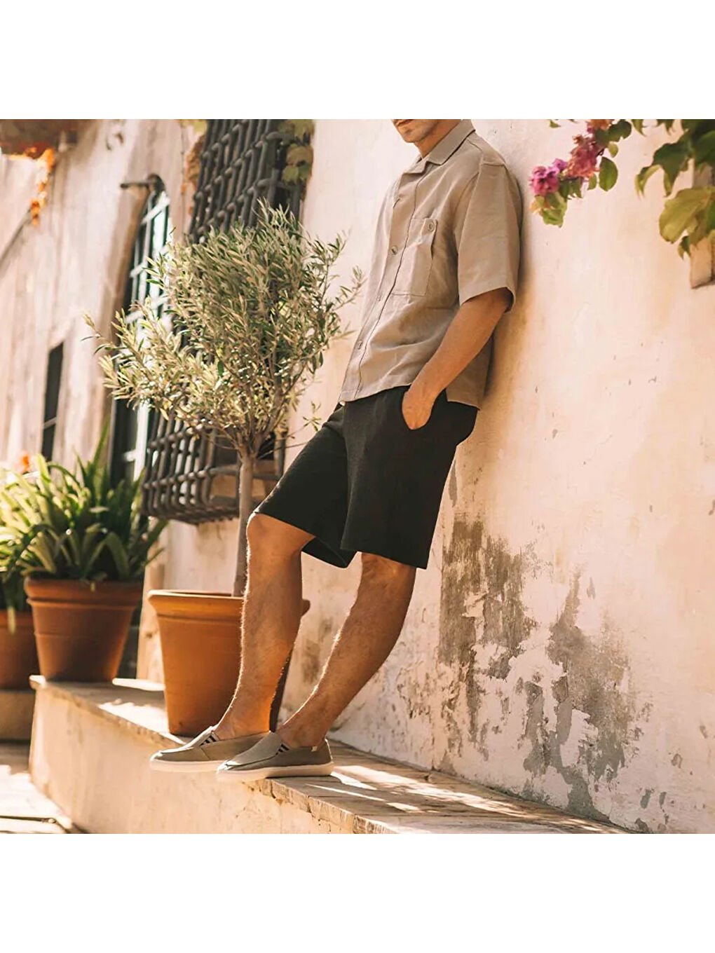 Haki Erkek Sneaker ( Günlük) Ilari Khaki-1