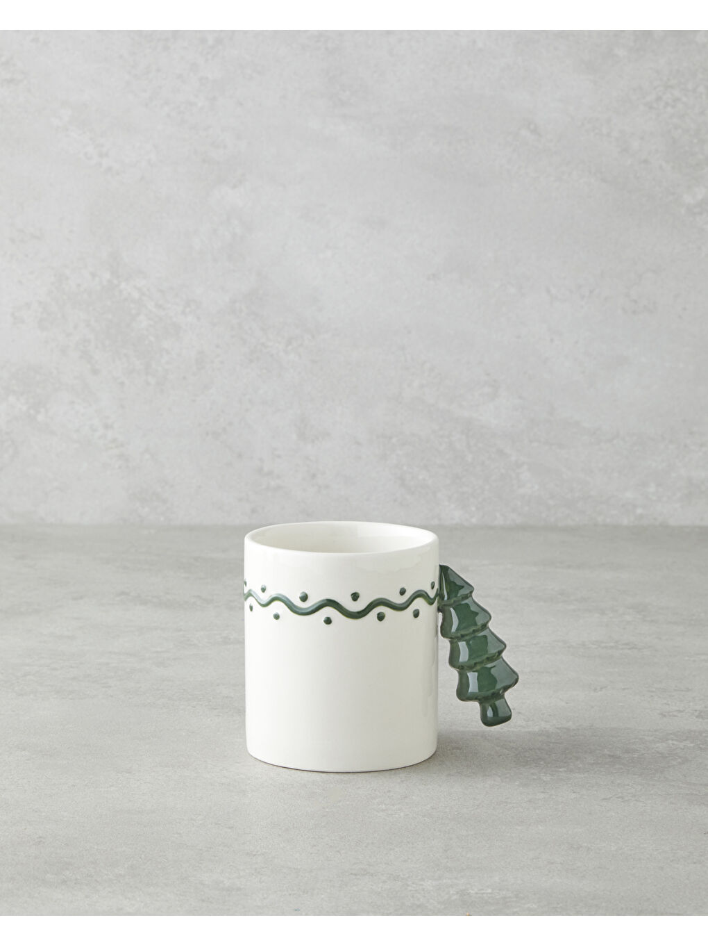 Frosty Tree Stoneware Kupa 330 ml Yeşil