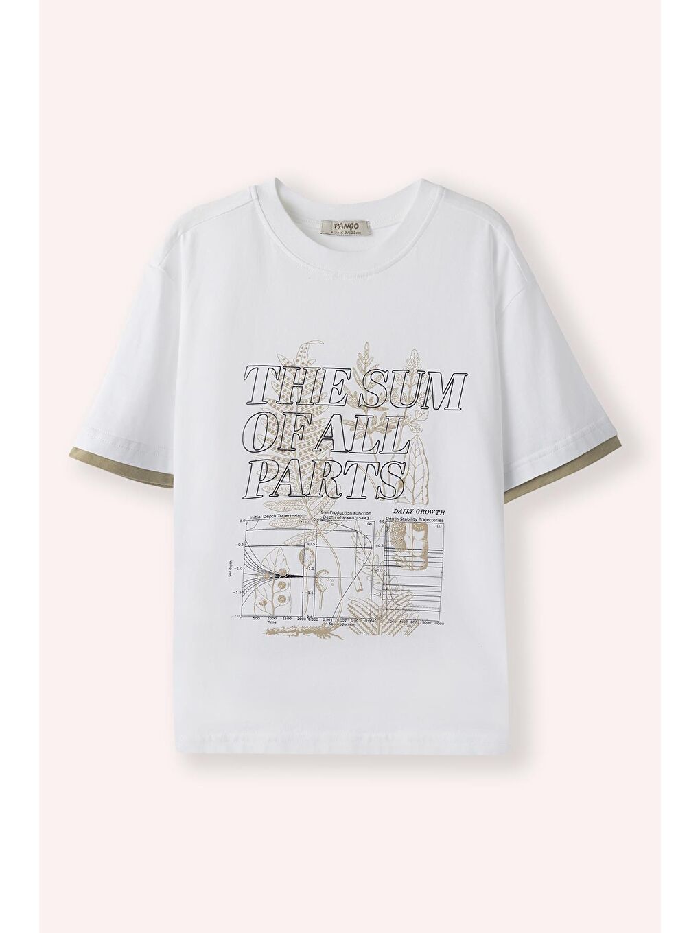 Erkek Çocuk Baskı Detaylı T-Shirt Beyaz