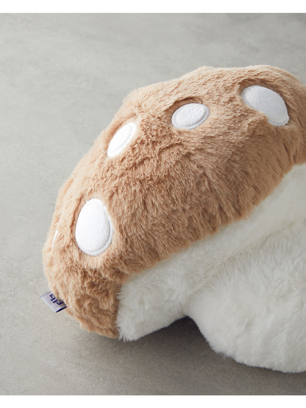 Bej Mushroom Bebe Dekoratif Kırlent 31x27 cm Vizon-1