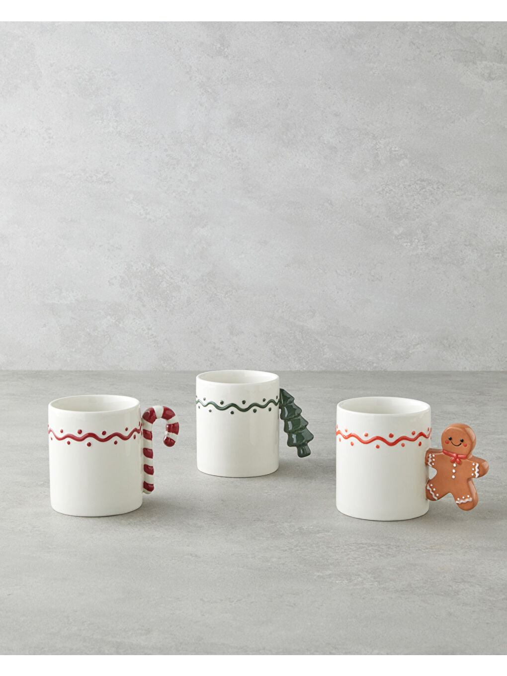 Frosty Tree Stoneware Kupa 330 ml Yeşil-2