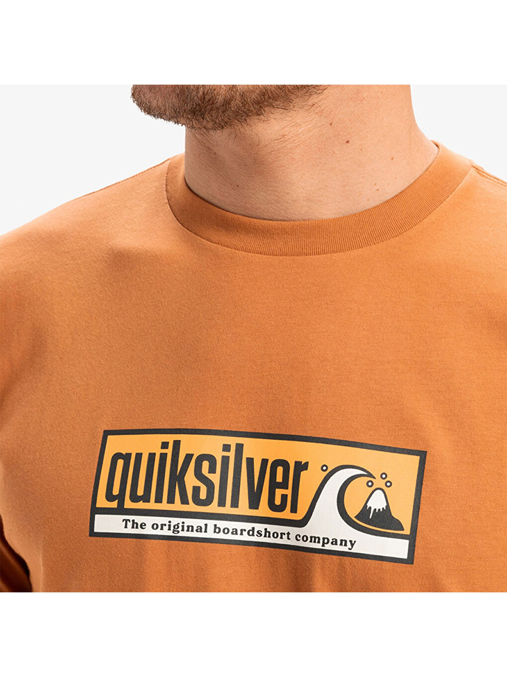 Evo Endless Type Erkek Turuncu Yuvarlak Yaka Tişört-2