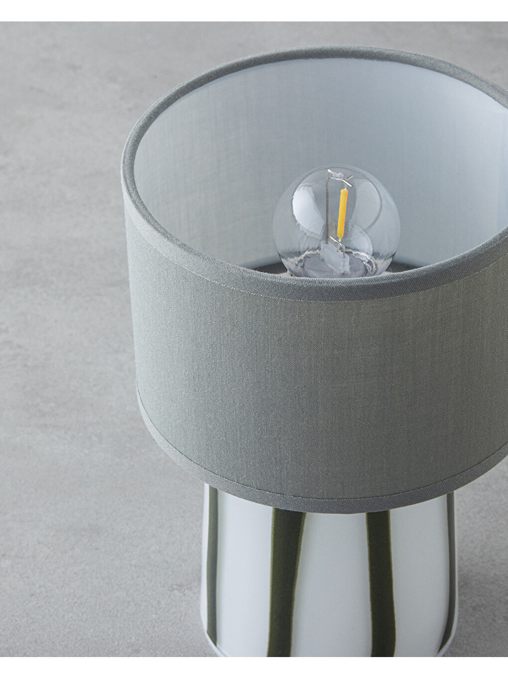 Stripes Dekoratif Aydınlatma 13x20 cm Yeşil-2