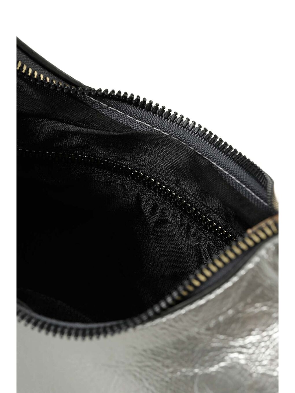 Gri CLT DRES BAGET 4PR Gümüş Kadın Omuz Çantası-3