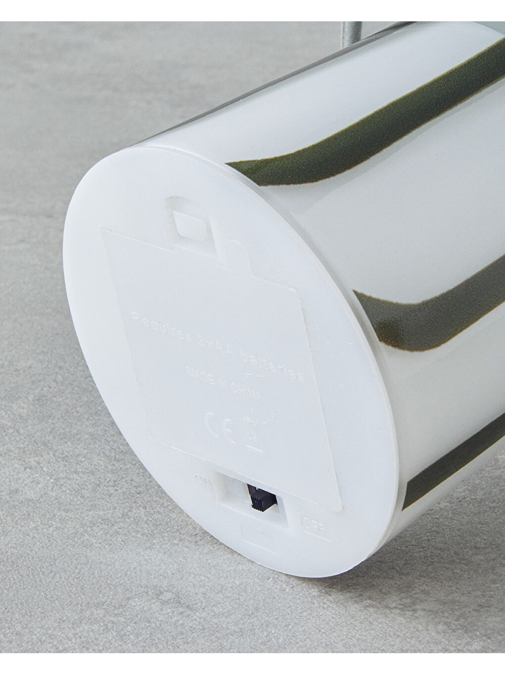 Stripes Dekoratif Aydınlatma 13x20 cm Yeşil-3