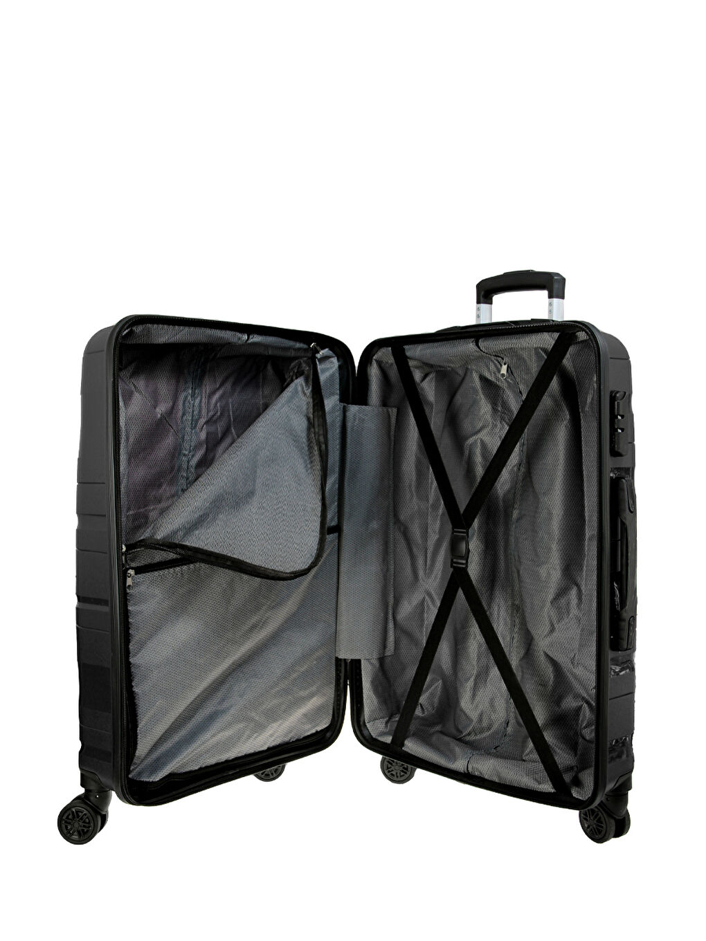 Siyah PP Barcelona Valiz Seti-6