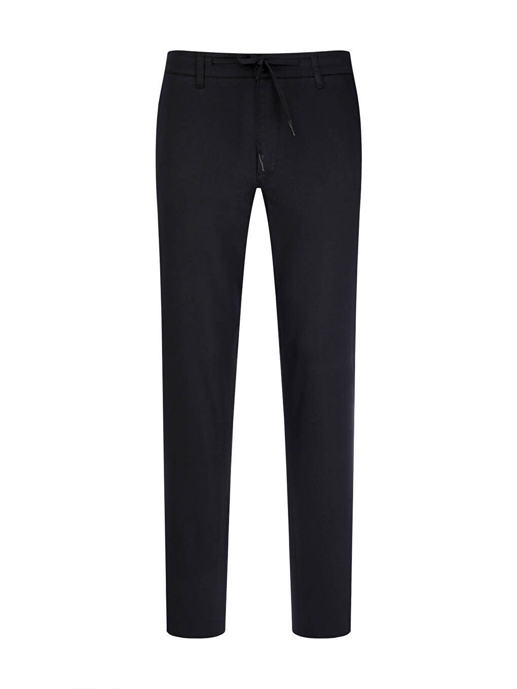 Siyah Rahat Kesim Yandan Cepli Jogger Pantolon