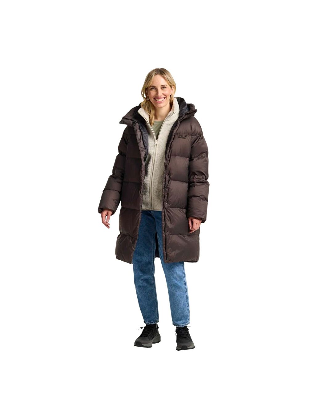 Icy Hill Coat Rds Kadın Kahverengi Outdoor Ceketi-3