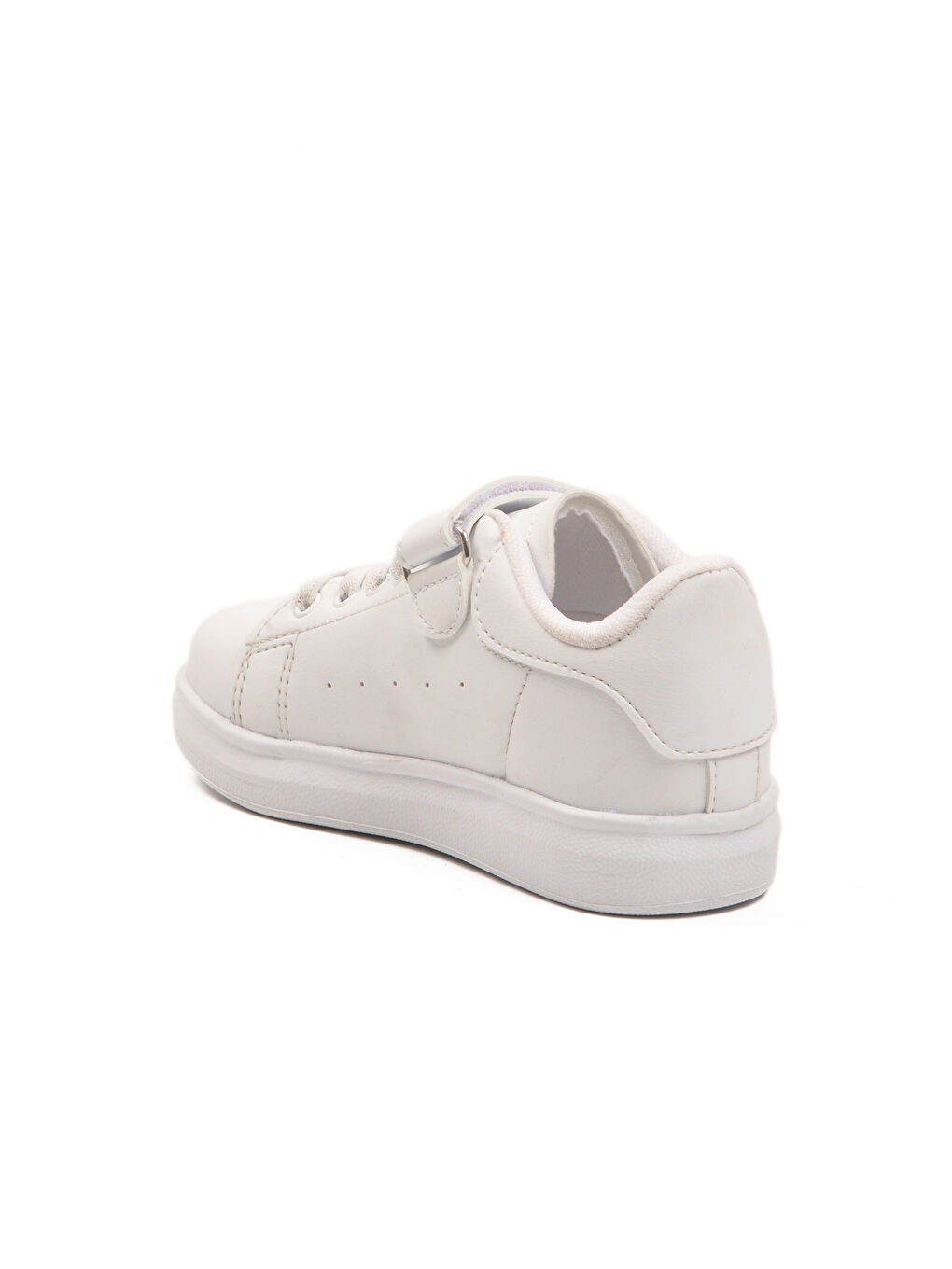 Beyaz Cırtlı Hafif Esnek Unisex Çocuk Spor Ayakkabı 2540-26K P-3