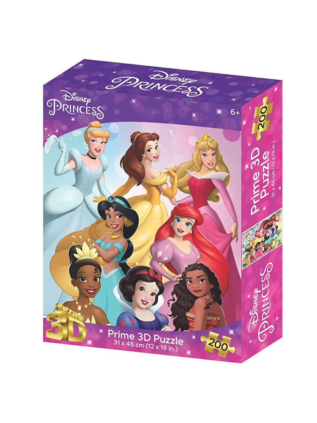 Prime 3D Prensesler Puzzle 200 Parça 33356