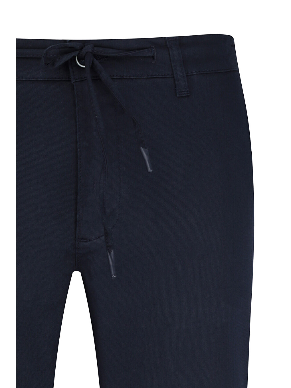 Lacivert Rahat Kesim Yandan Cepli Jogger Pantolon-1