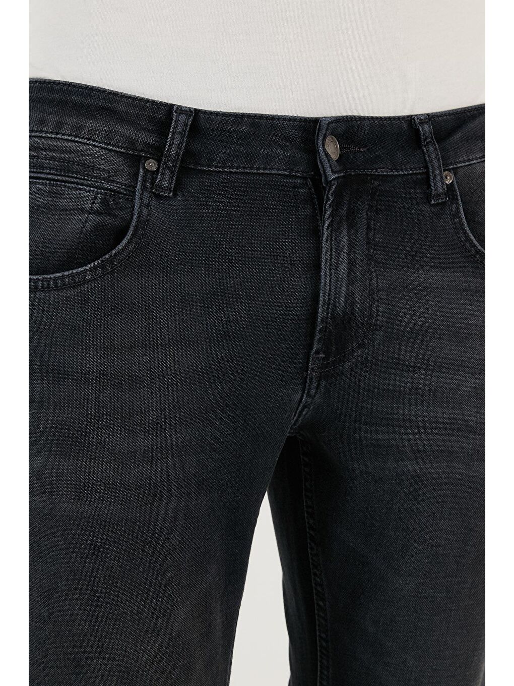 Buratti Siyah Pamuklu Normal Bel Regular Fit Boru Paça Jeans 2210J73PARMA - 4