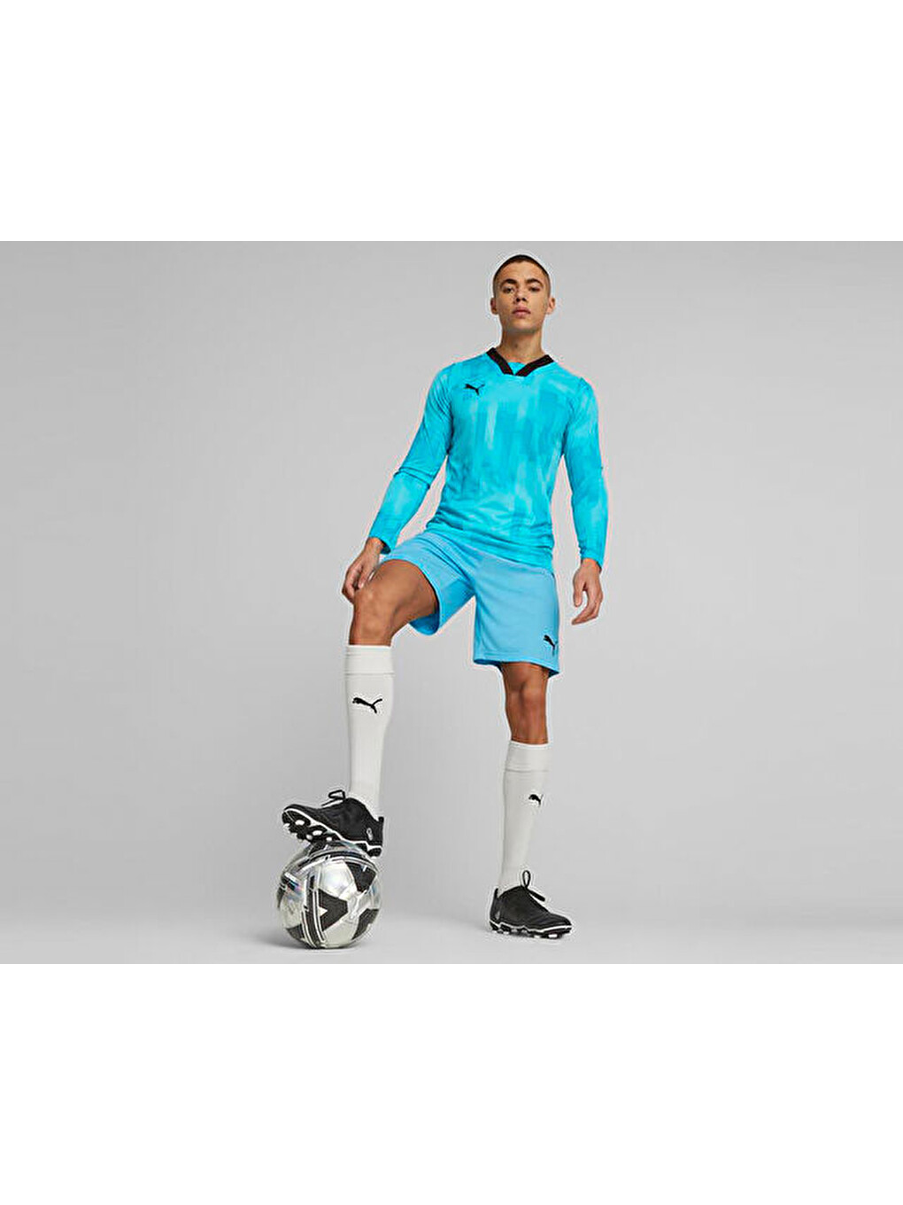 Teamtarget Gk Ls Jersey Erkek Kaleci Forması 70564602 Mavi-6