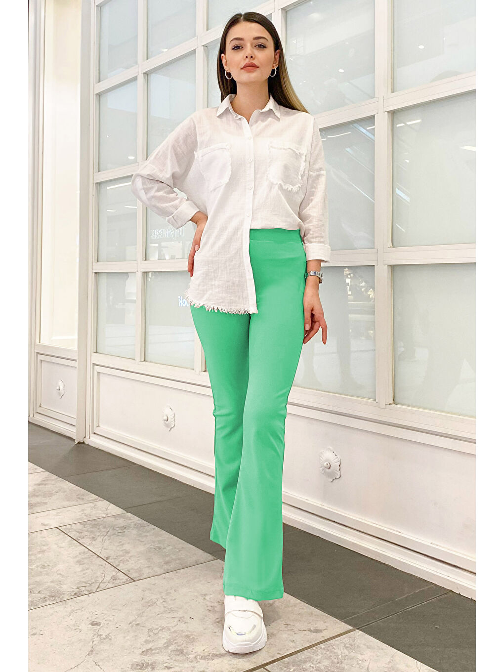 Pantolon Açik Yeşil - 11399-2