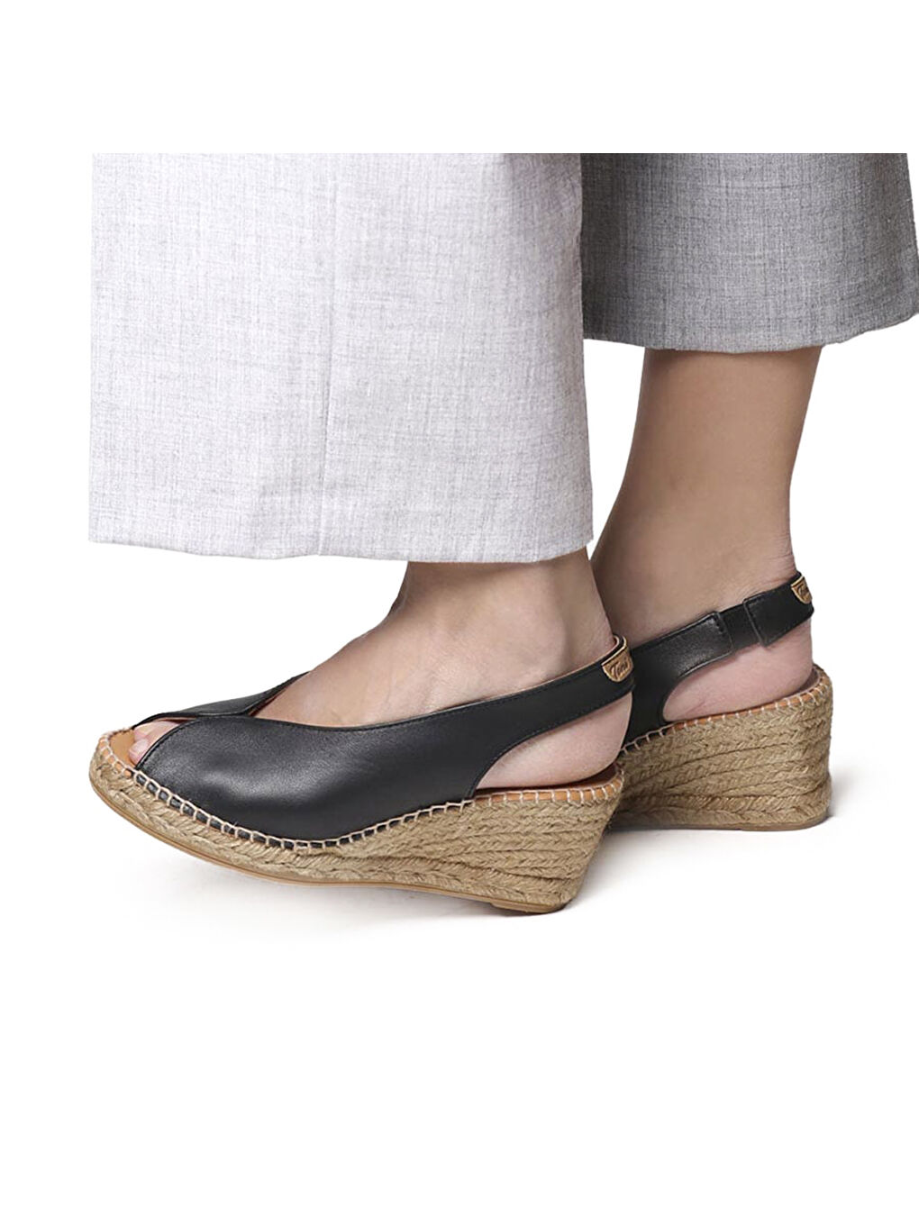 Siyah Kadın Sandalet Laila-P Black-3