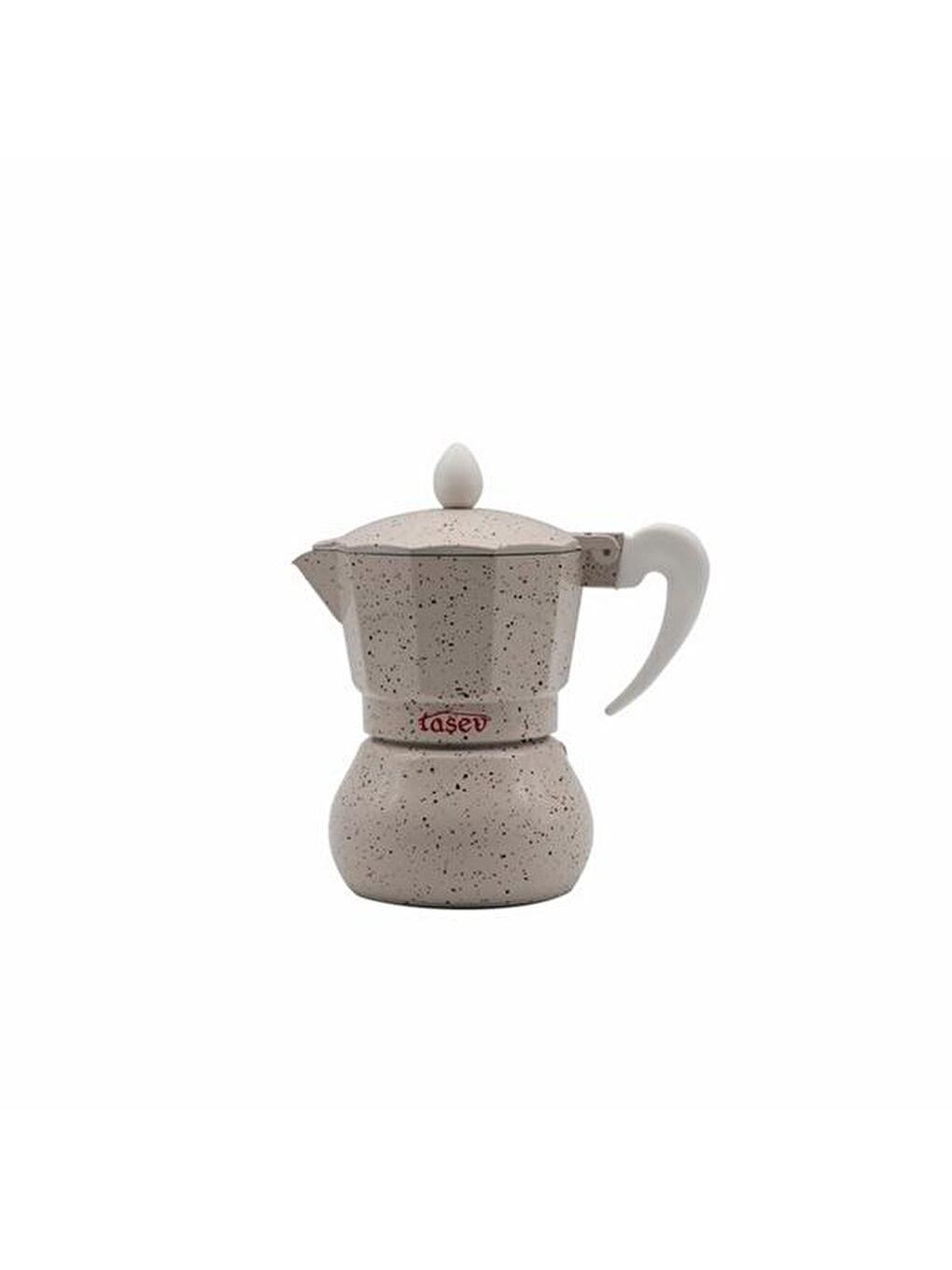 Bej Brioni Moka Pot - 3 Fincan
