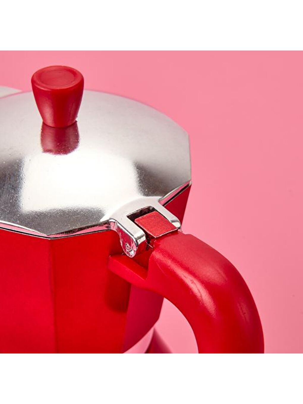 6 Cup Moka Cezve - Kırmızı-1