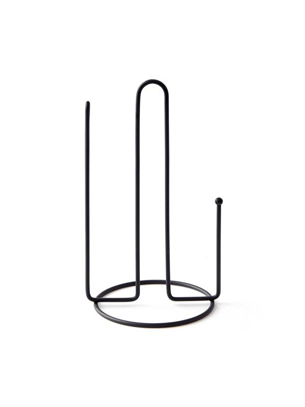 Tezgah Üstü Kağıt Havlu Tutucu - Siyah - 15,5x13,5x27,5 cm-3