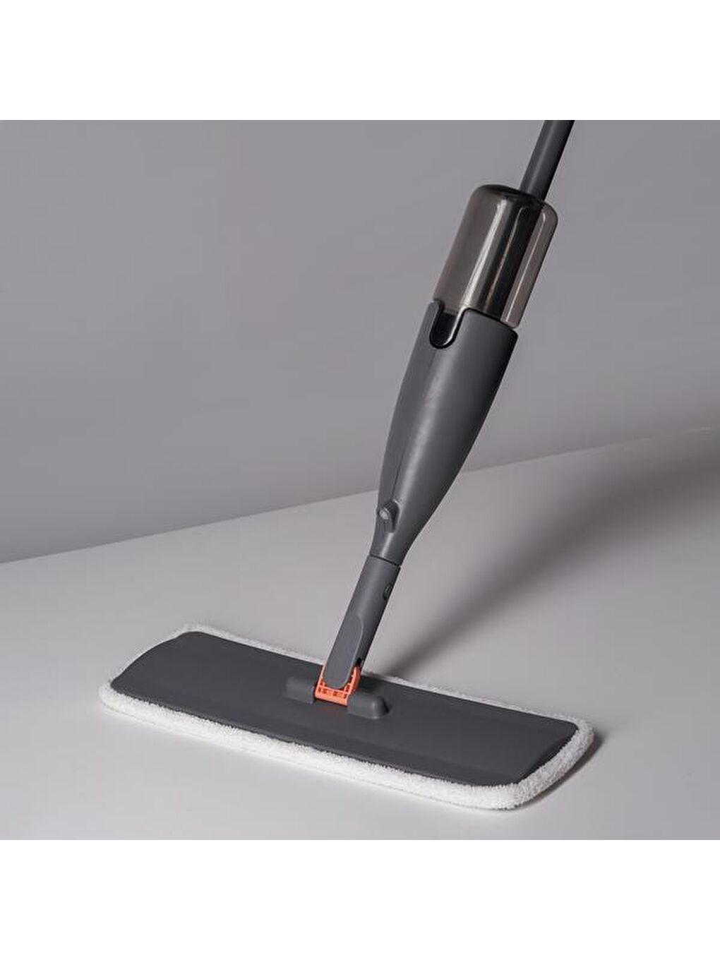 Prandelli Sprey Mop ve 4 Adet Mikrofiber Mop Bez - Antrasit - 127 cm-5