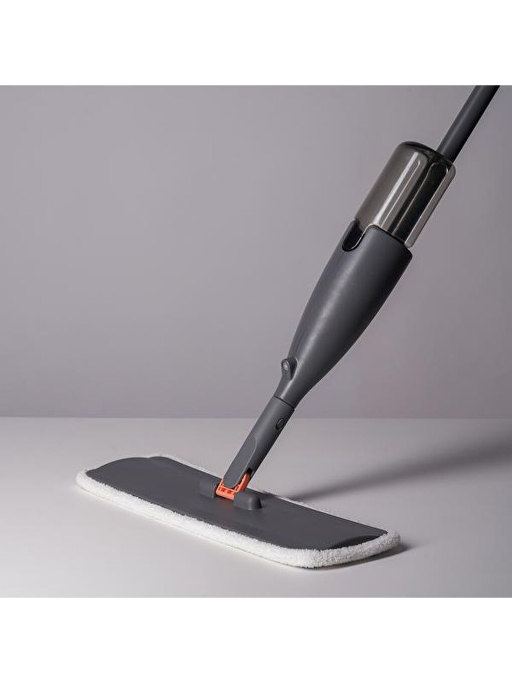 Prandelli Sprey Mop ve 4 Adet Mikrofiber Mop Bez - Antrasit - 127 cm-6