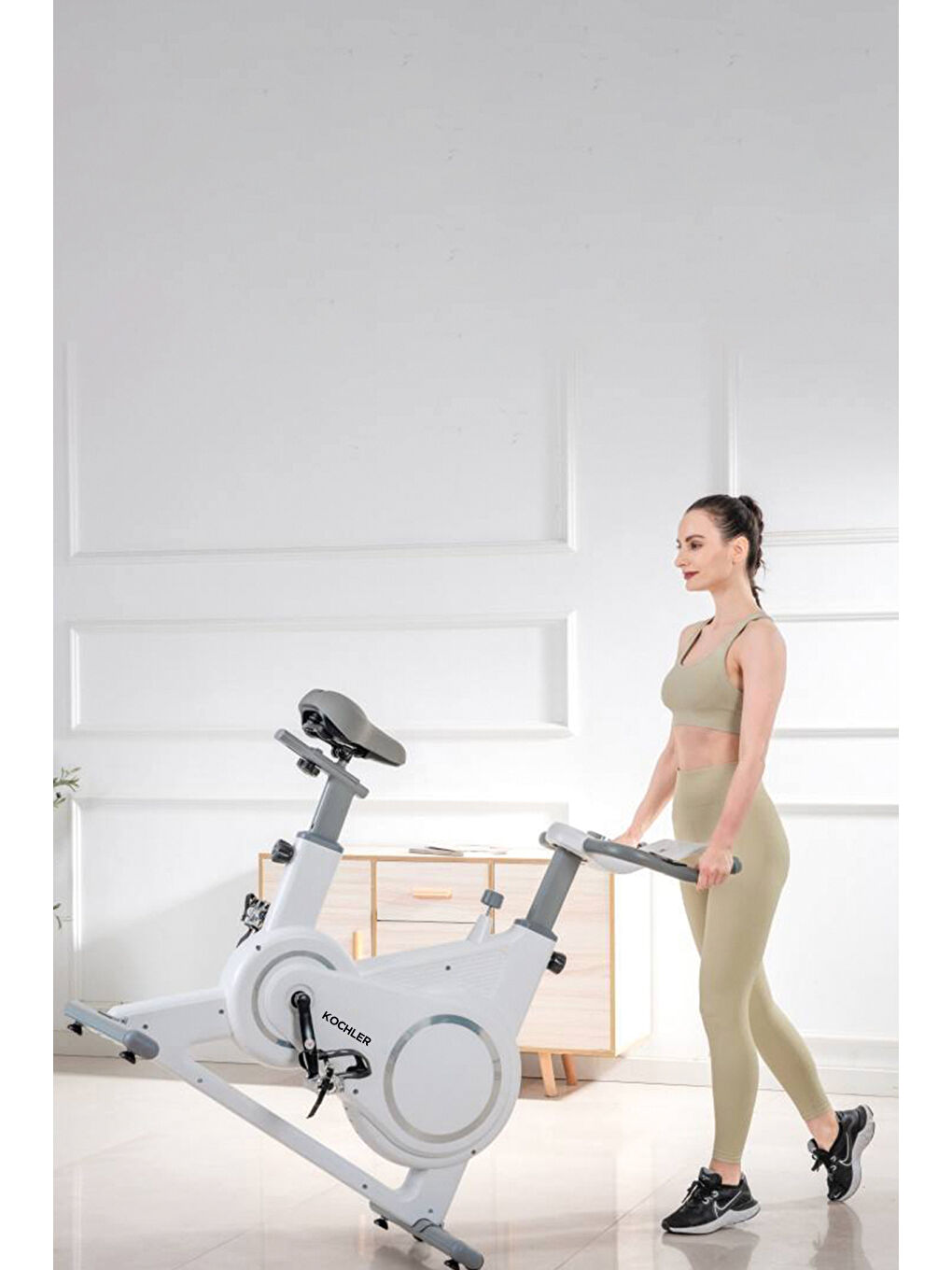 Karışık Dijital Manyetik Akıllı Egzersiz Bisikleti - Kondisyon Bisikleti - Nabız Ölçer Kondisyon Aleti-2