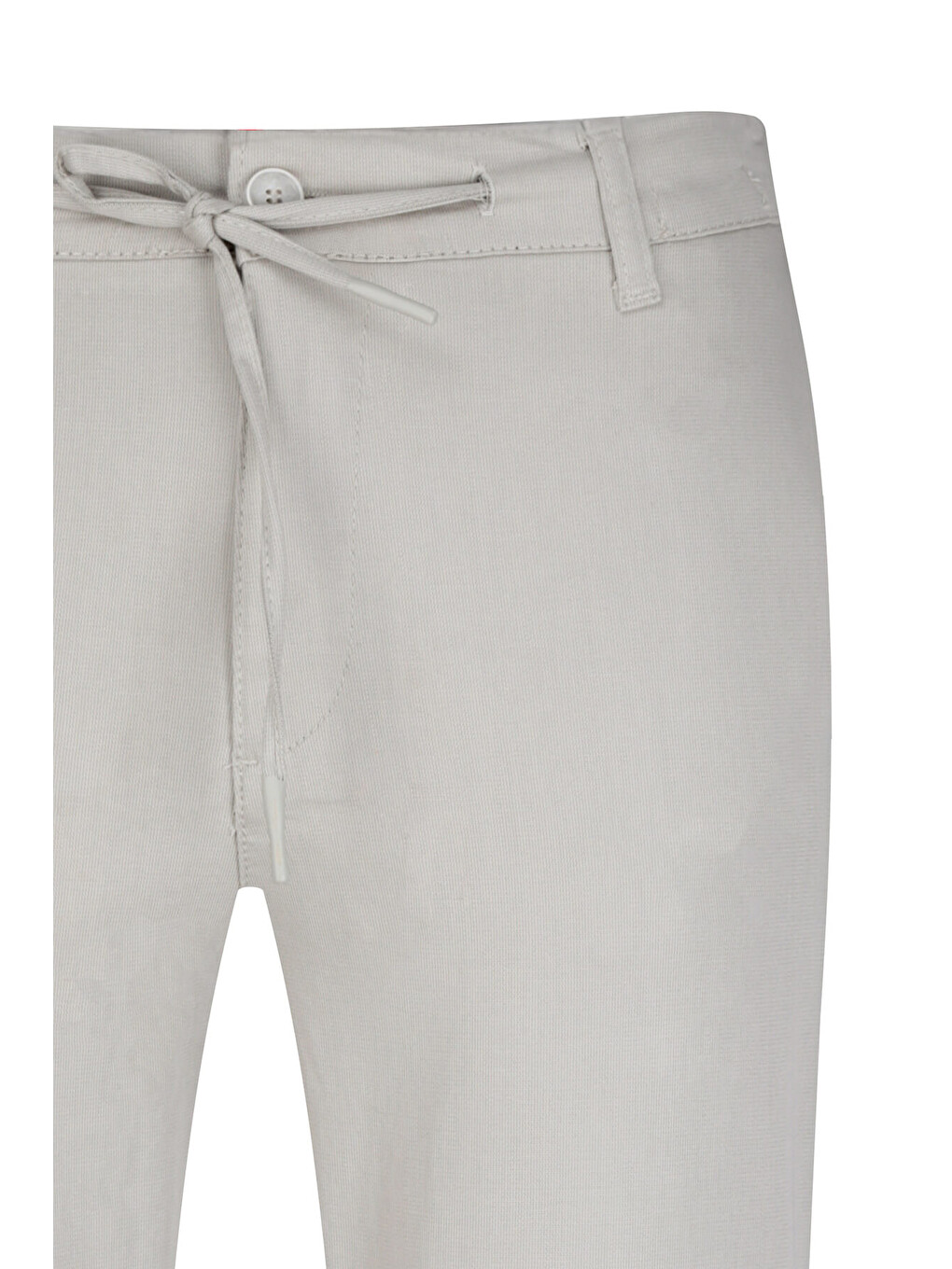 Gri Rahat Kesim Yandan Cepli Jogger Pantolon-1