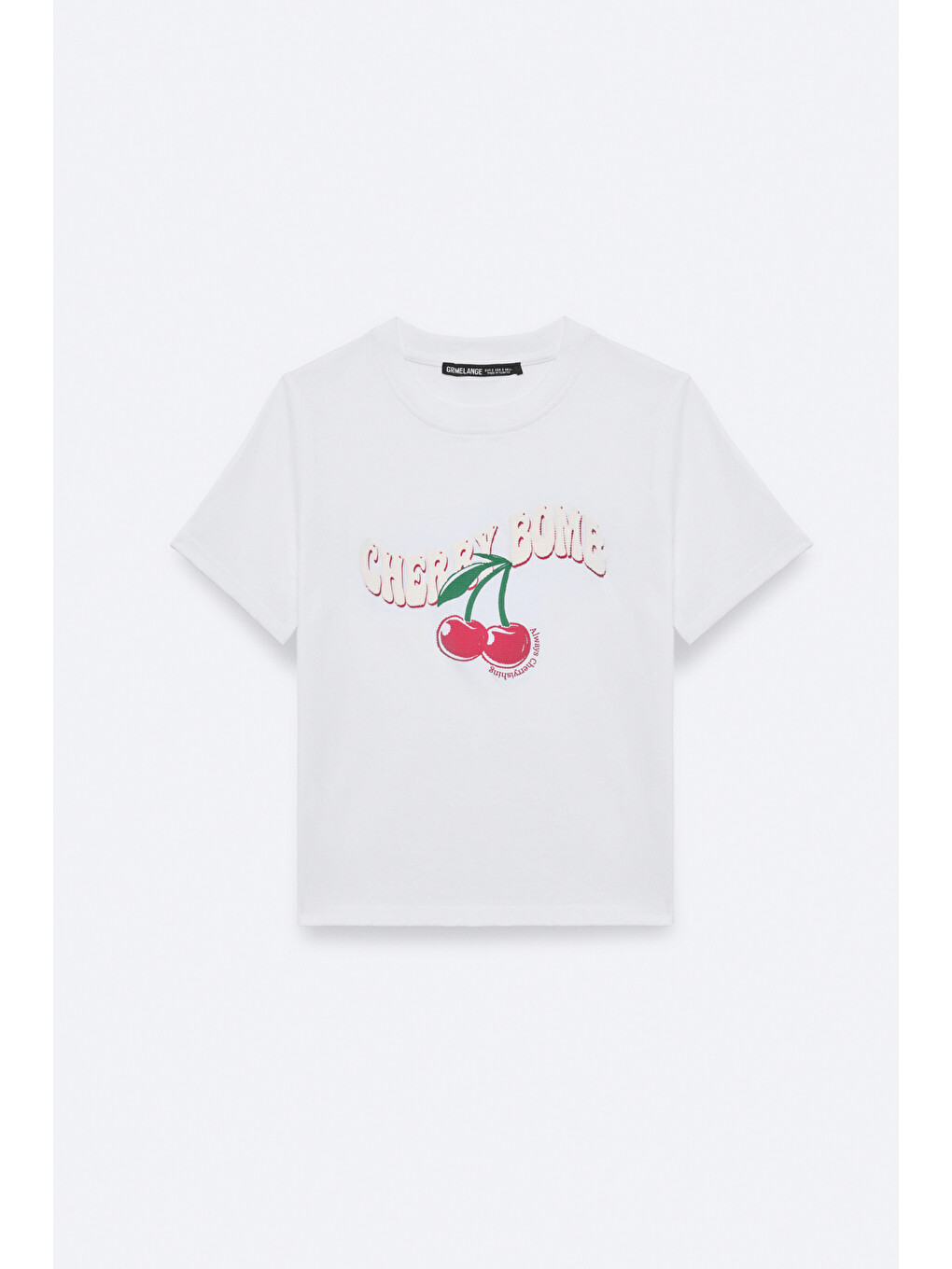 Beyaz LAZZIAR Kadın Oversize Bisiklet Yaka BEYAZ T-Shirt