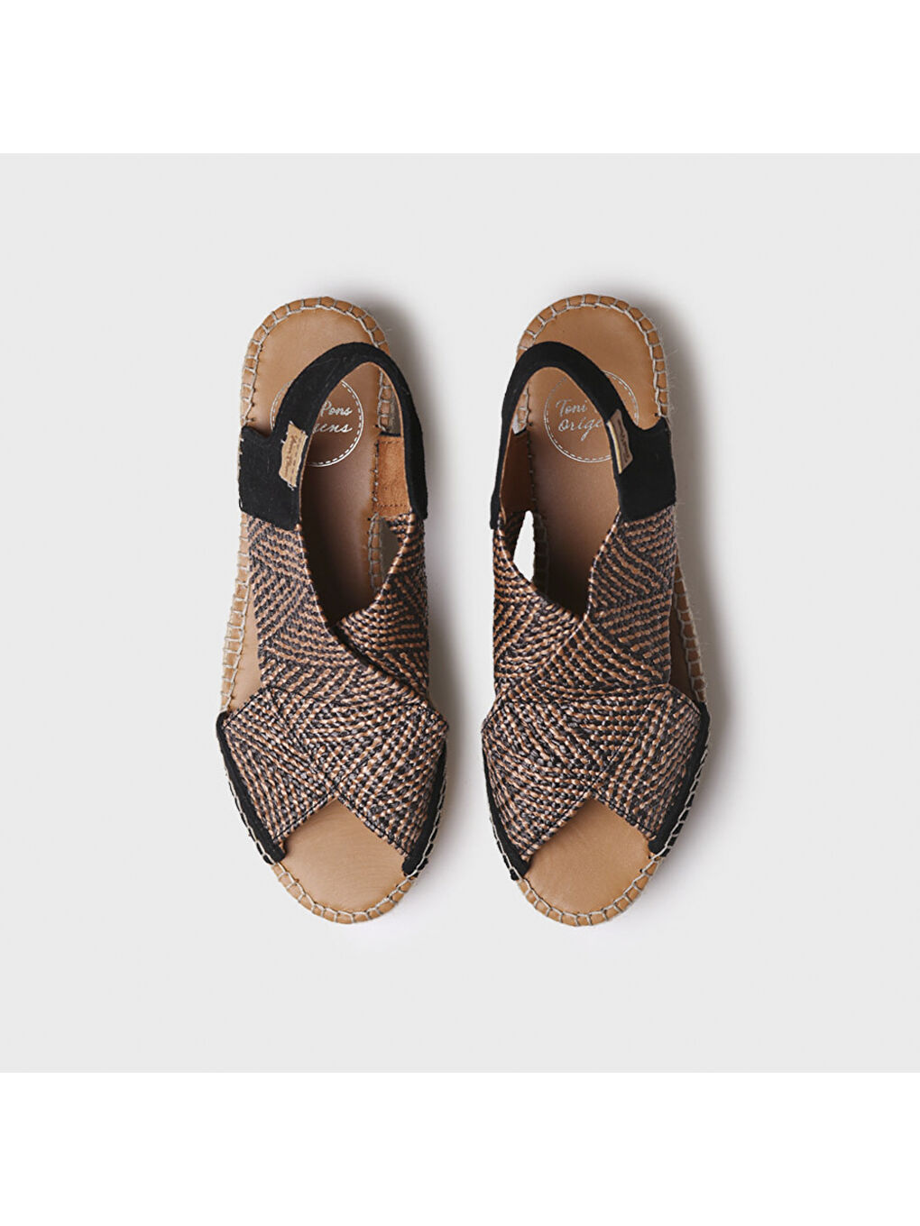 Siyah Kadın Sandalet Masai Negre-2