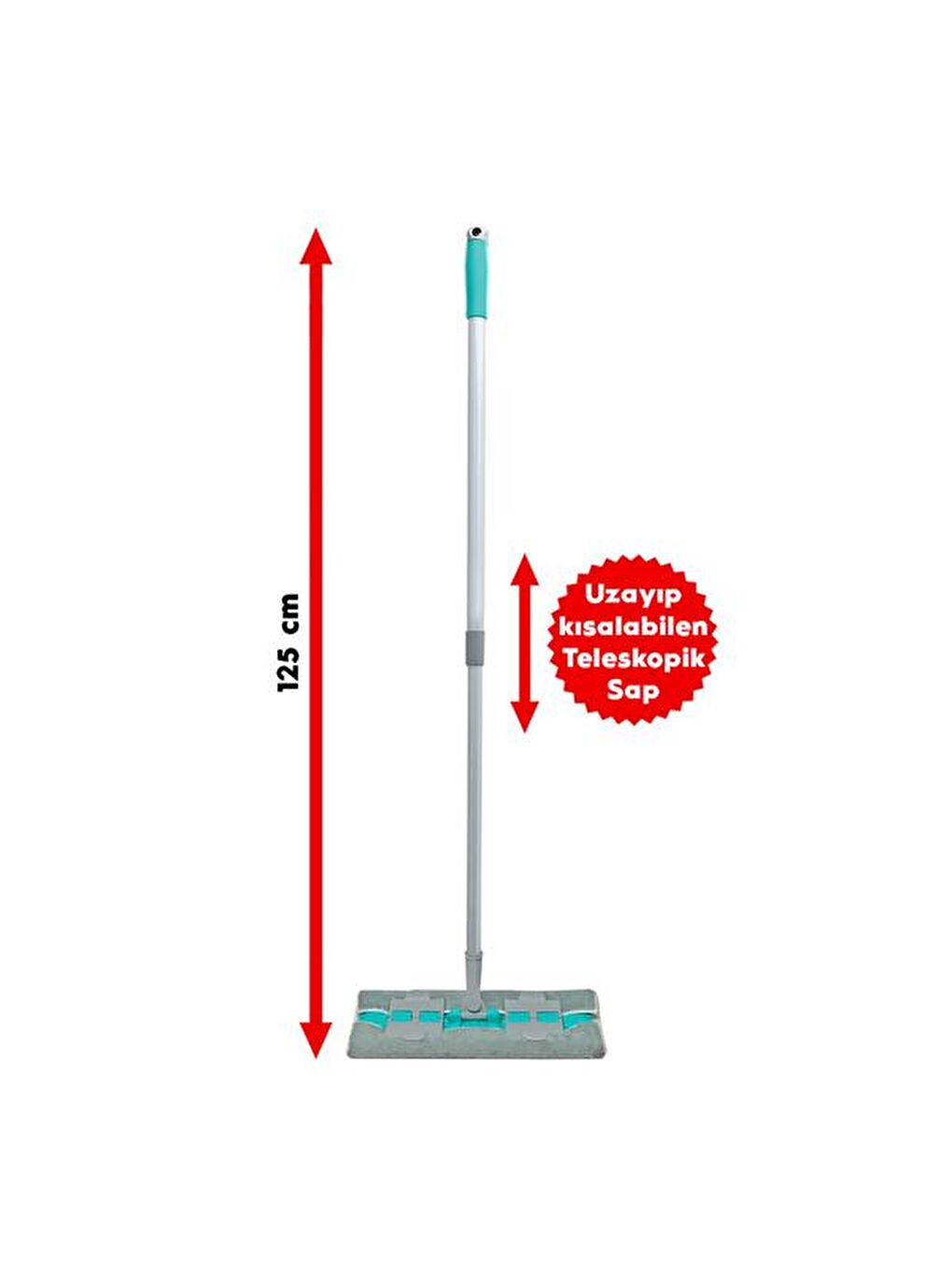 Magic Mop Yer Temizlik Sistemi - Yeşil - 124x38x13 cm-2