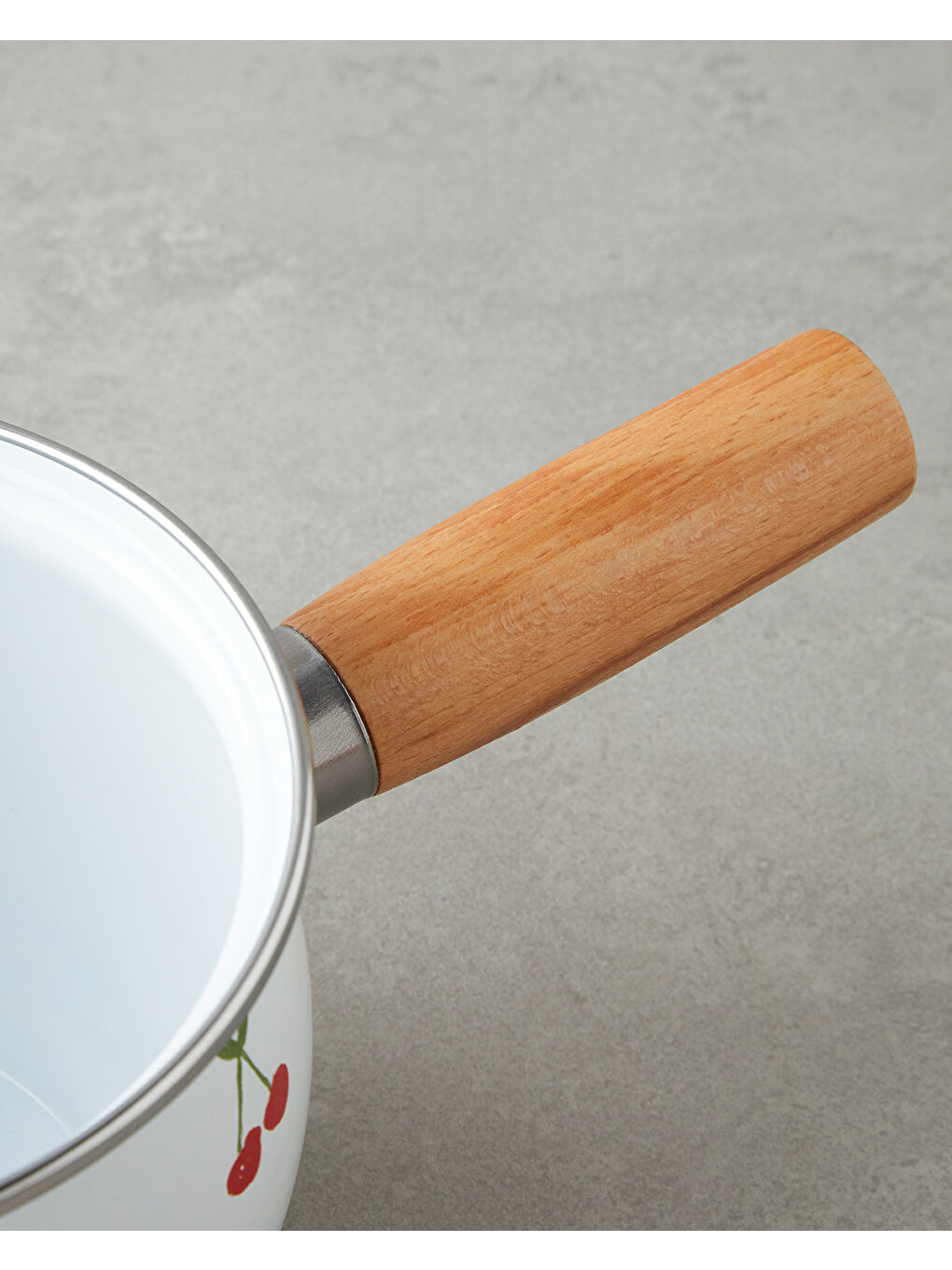 Cherry Dream Emaye Sos Tenceresı 1,6L Beyaz-3