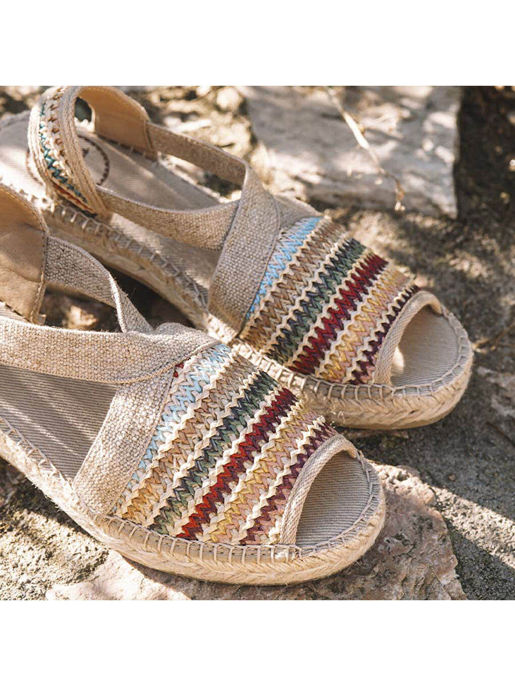Bej Kadın Sandalet Delmi-MA Multi-4