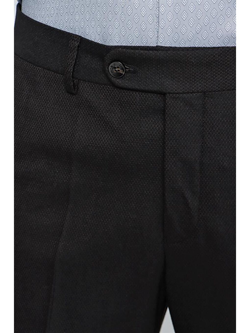 Koyu Kahverengi Esnek Yandan Cepli Classic Slim Fit Erkek Pantolon 1003225167-4