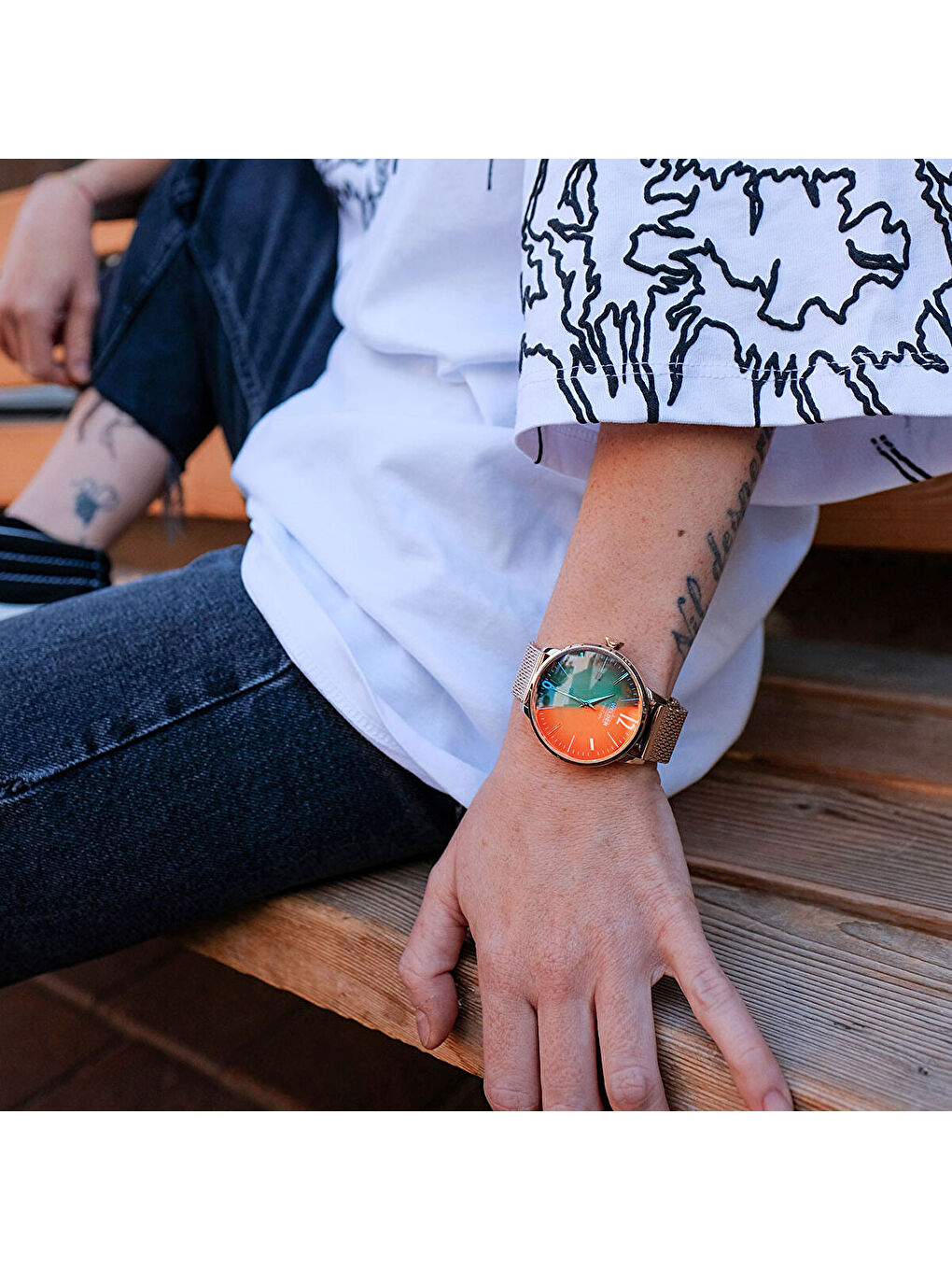 Pembe WRS625 36 mm Slim  Kadın Kol Saati-5