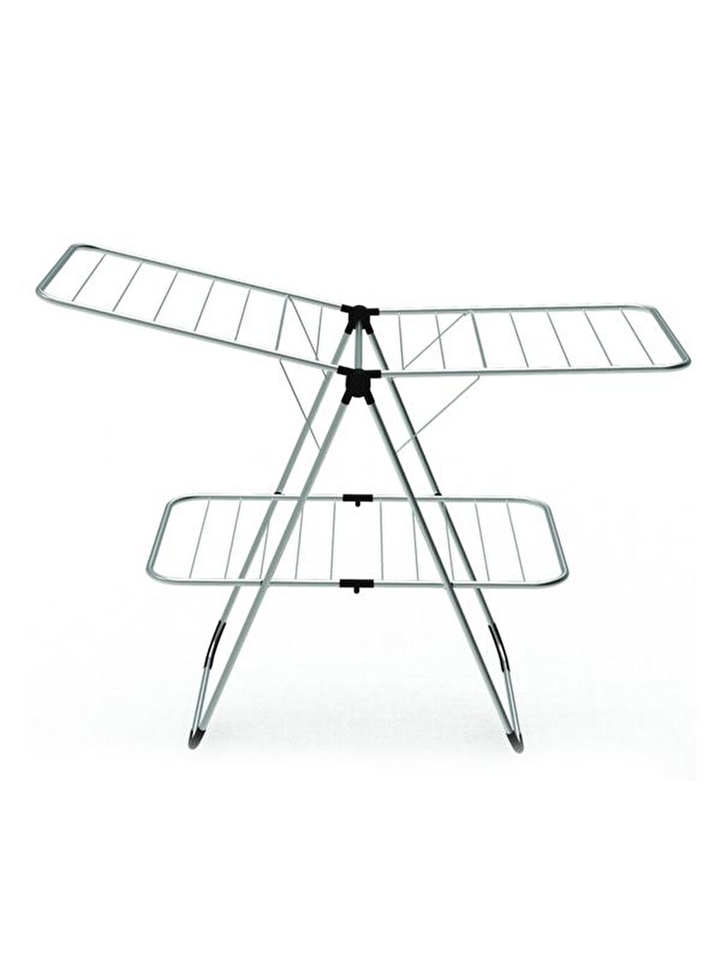 Double Fly Çamaşır Kurutma Askısı - Gri