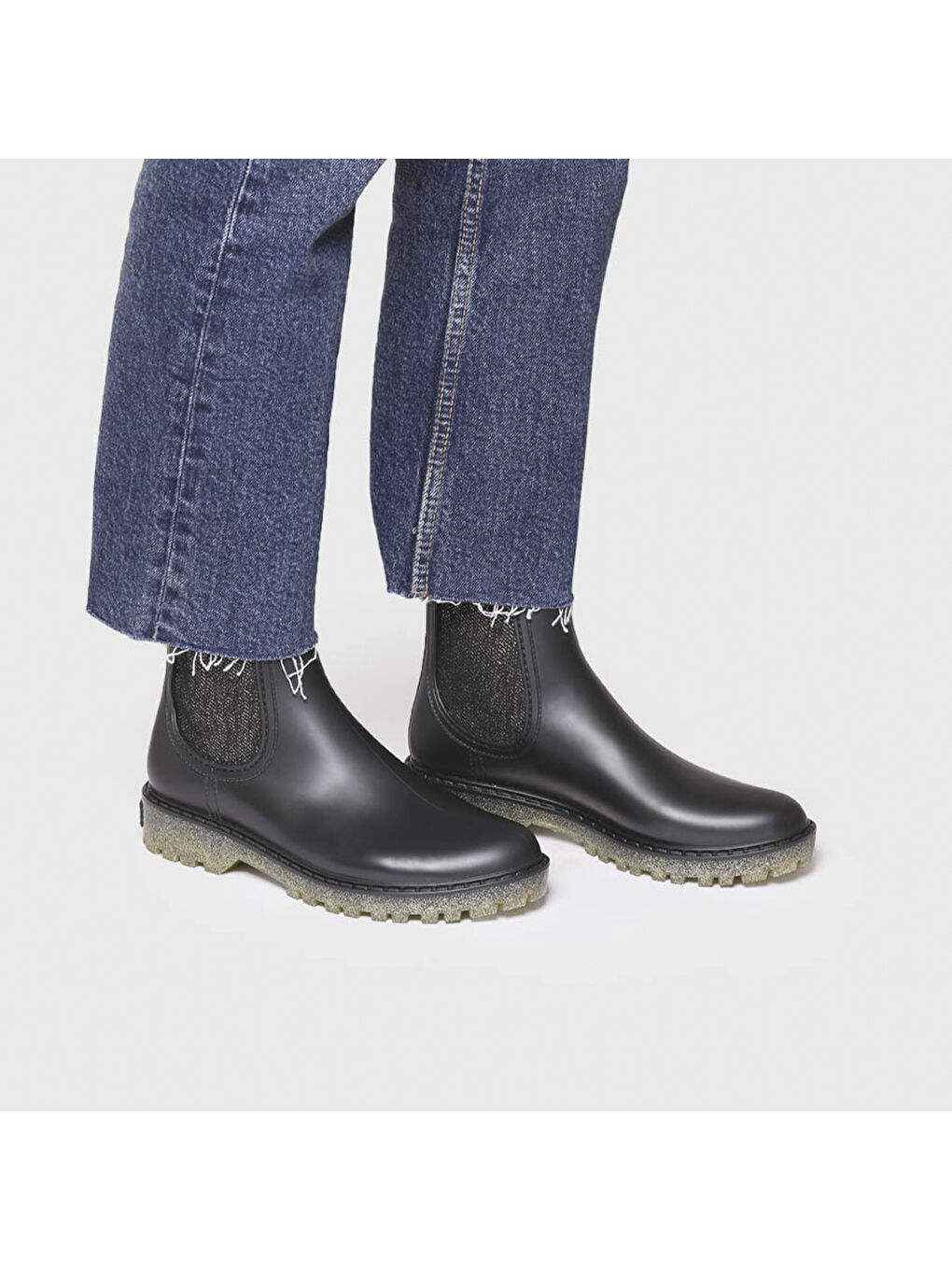 Siyah Kadın Bot (Yağmur ) Colonia Black-3