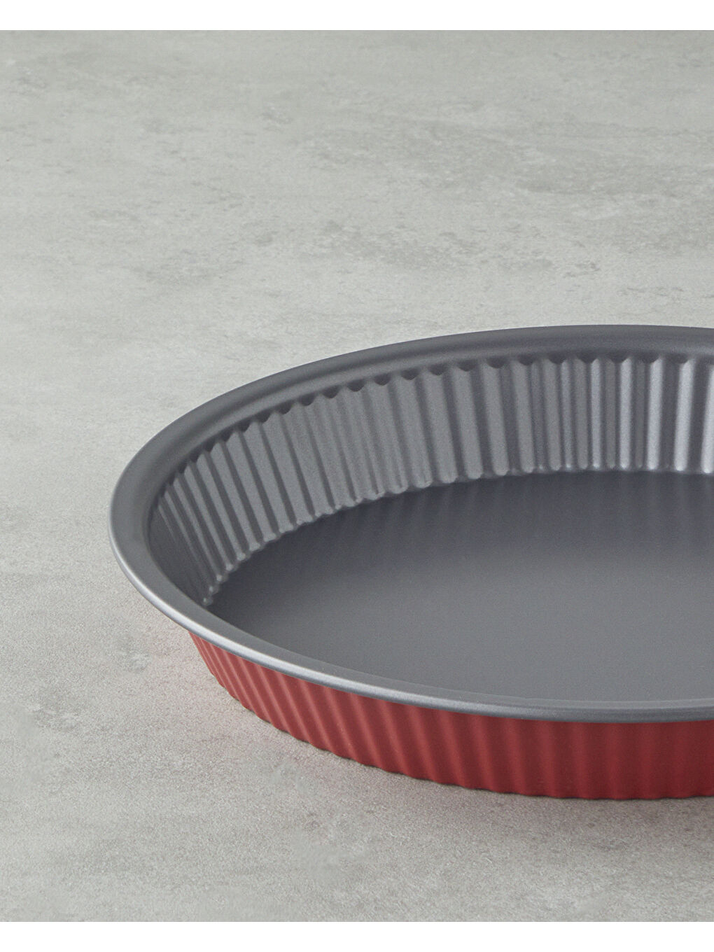 Baker’s Choice Karbon Çelik Tart Kek Kalıbı 28 x 4 cm Kırmızı-2