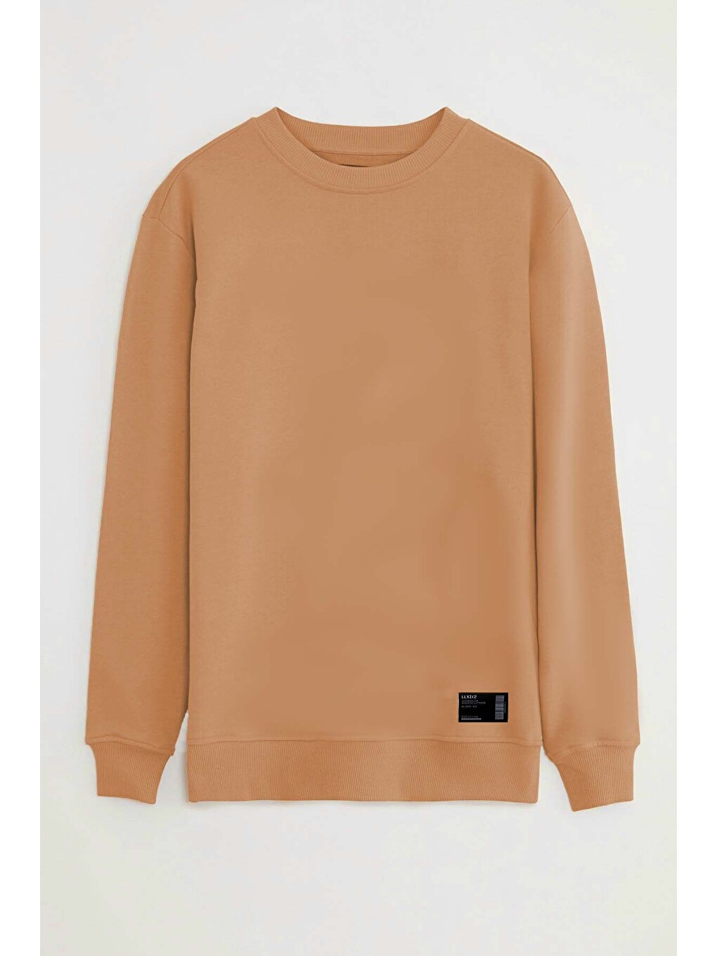 Travıs Erkek Organik Kumaşlı Yumuşacık Regular Fit Yuvarlak Yakalı Kahverengi Sweatshirt-7
