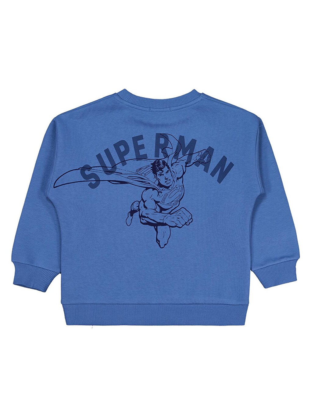 İndigo Logo Baskılı 6-9 Yaş Sweatshirt - Mavi-1