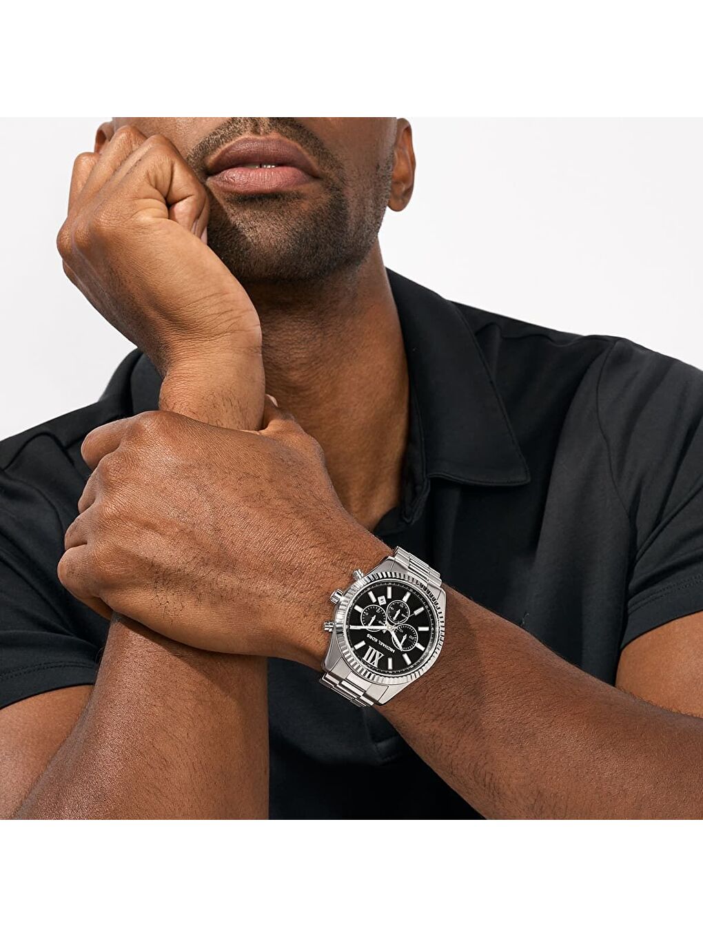 Gri MK1091SET Erkek Kol Saati ve Kartlık-3