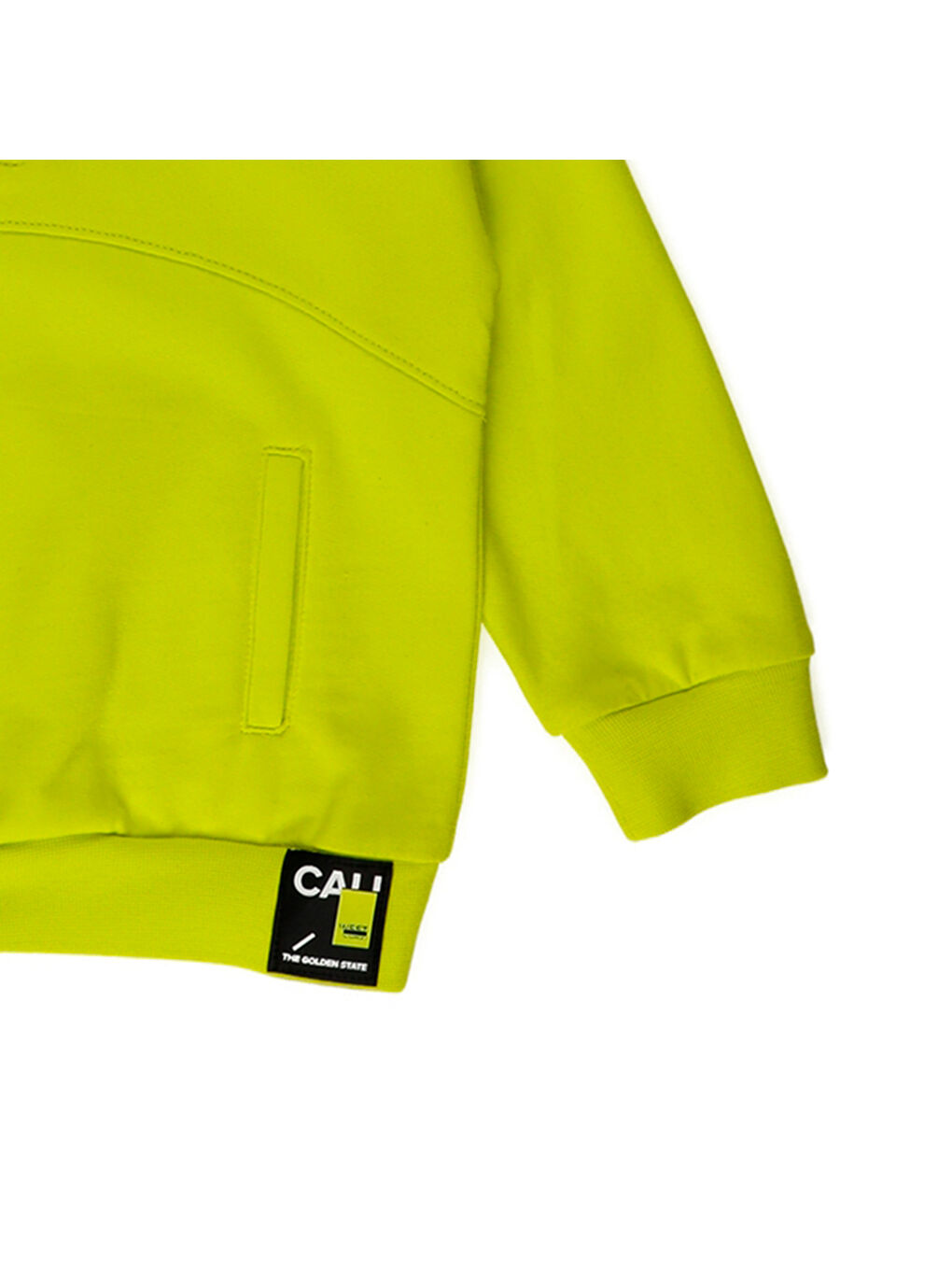 Yeşil Erkek Çocuk Yarım Fermuarlı Sweatshirt-1