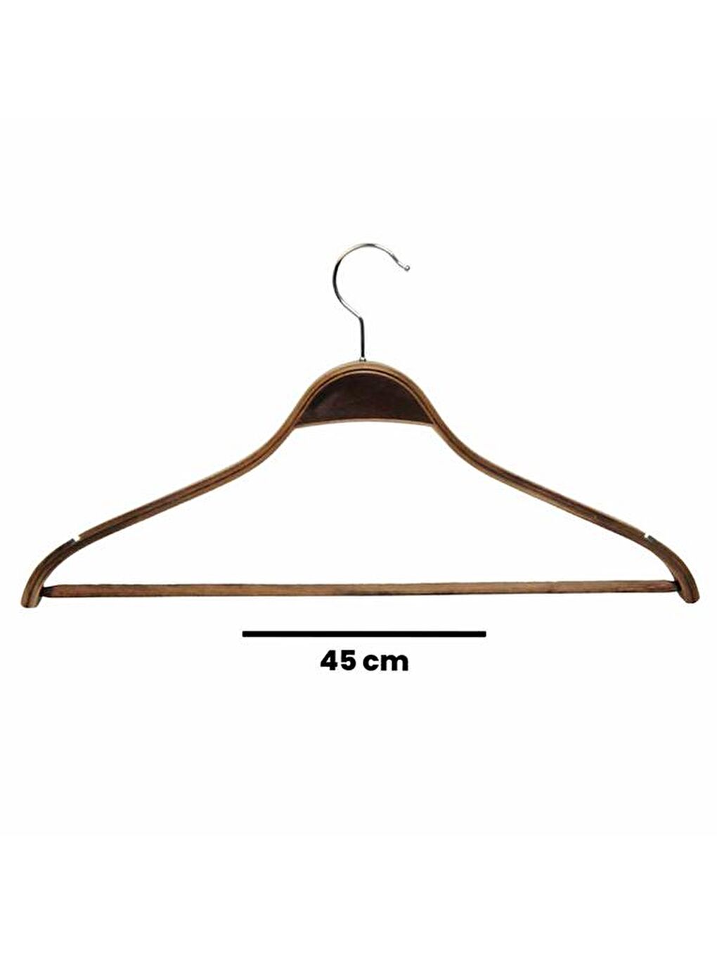 Kahverengi 8061/ÇB Ahşap Askı - Ceviz-2