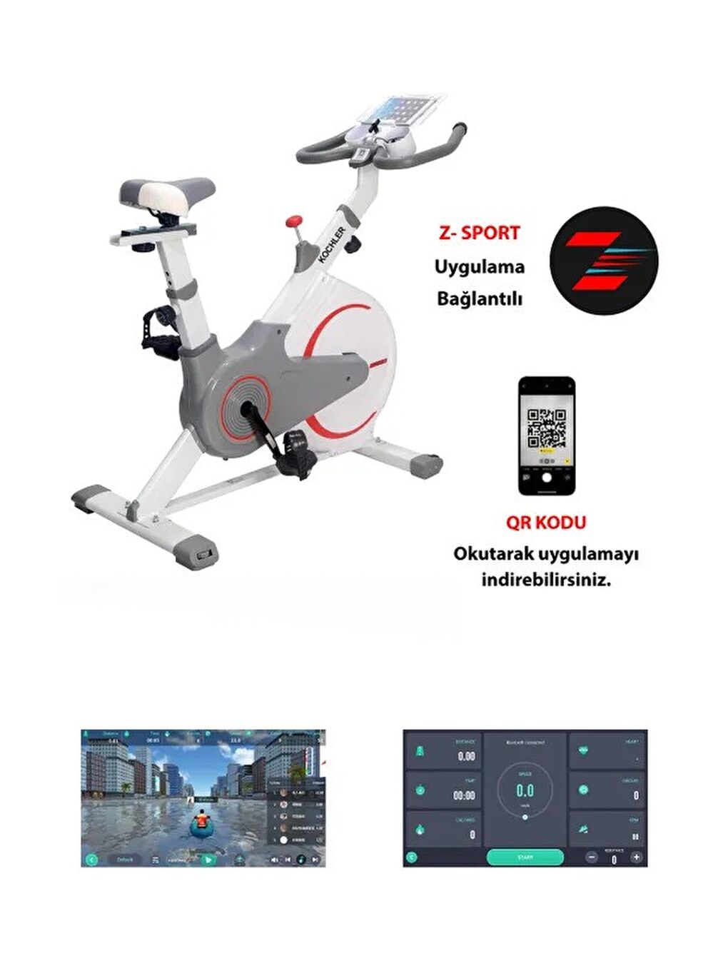 Karışık Teker Koruyucu Kapaklı Spinning Bike Kondisyon Bisikleti Ve Egzersiz Aleti - Kondisyon Aleti-1