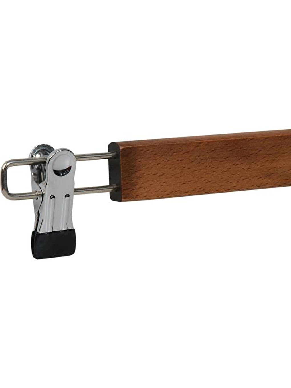 Kahverengi 8131/B Ahşap Pantolon & Etek Askısı - Ceviz-1