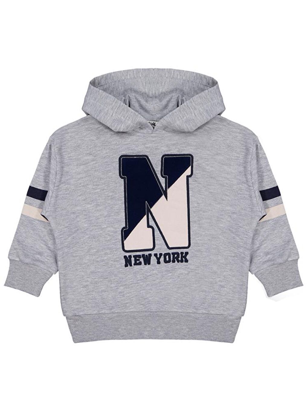 Gri Boys Newyork Baskılı 2-5 Yaş Sweatshirt-1