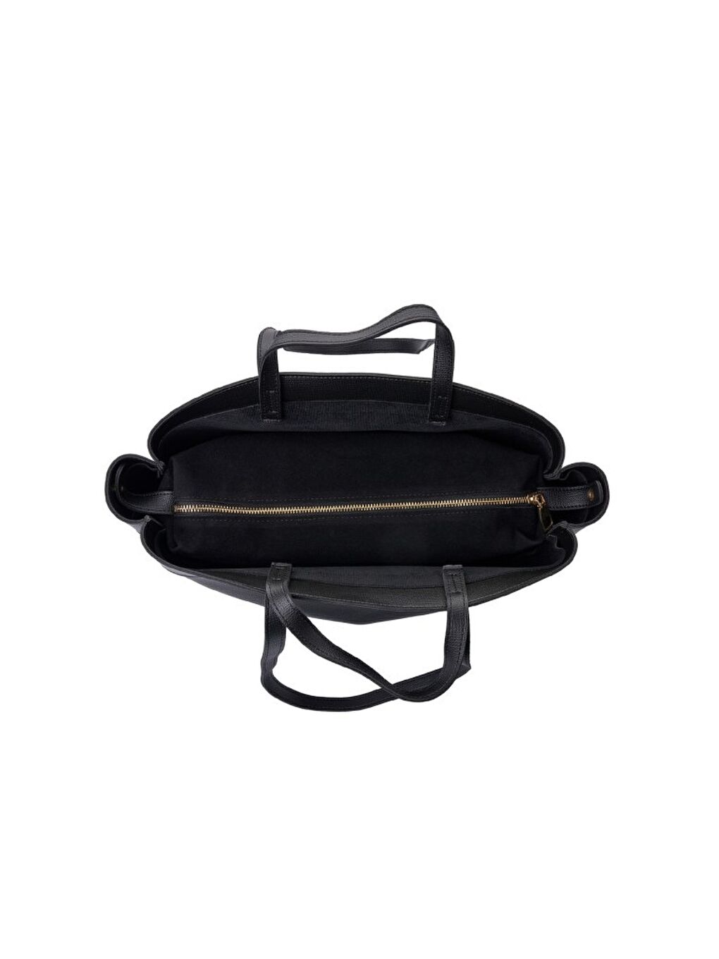 Siyah Isla Deri Kadın Omuz Çantası-4