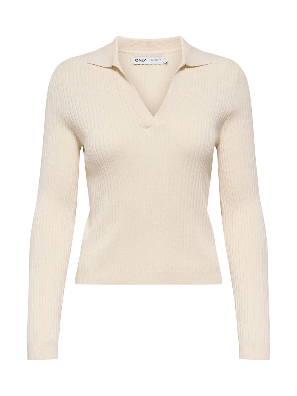 Ekru Onlkaya Regular Fit Polo Yaka Kadın T Shirt 15344841-5