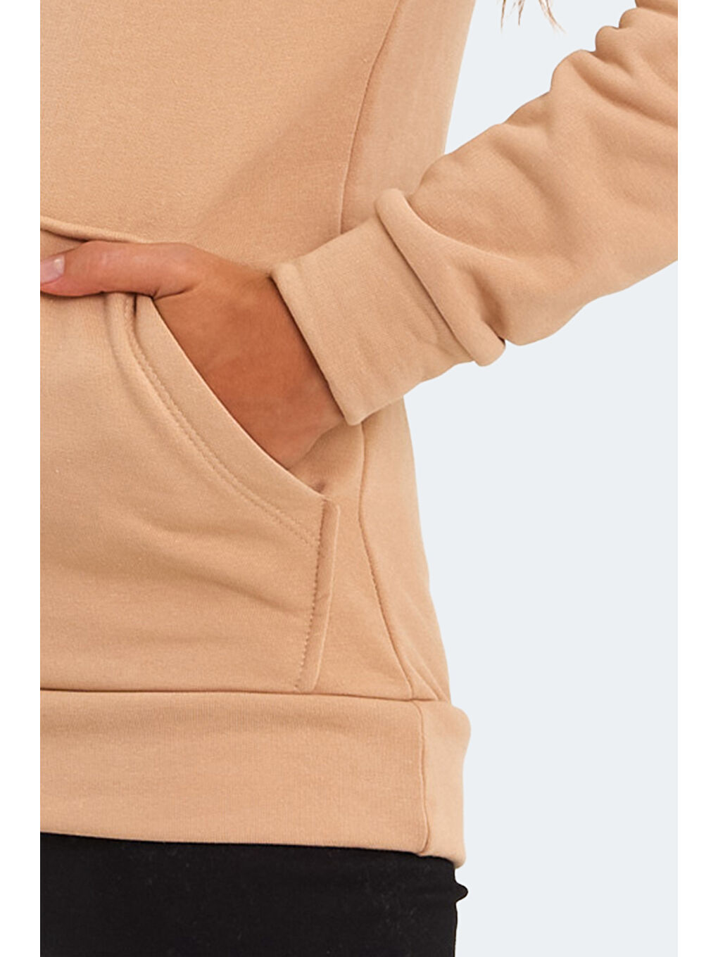 Kahverengi KESHIAN IN Kadın Açık Kahve Sweatshirt-5